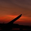 仕事を終えた角島の日時計