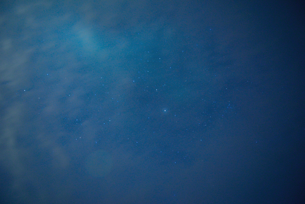 座間味で見る星空　１