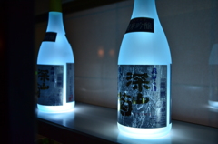 酒瓶ライトアップ－高山祭り