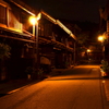 古い町並み、夜の姿 01