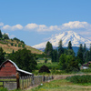 納屋のある風景 - Hood River