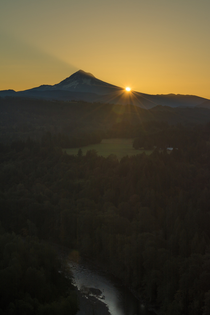 Mt. Hood with Red Diamond