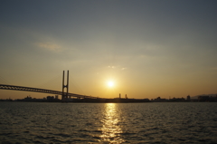 阪神高速湾岸線（夕刻）