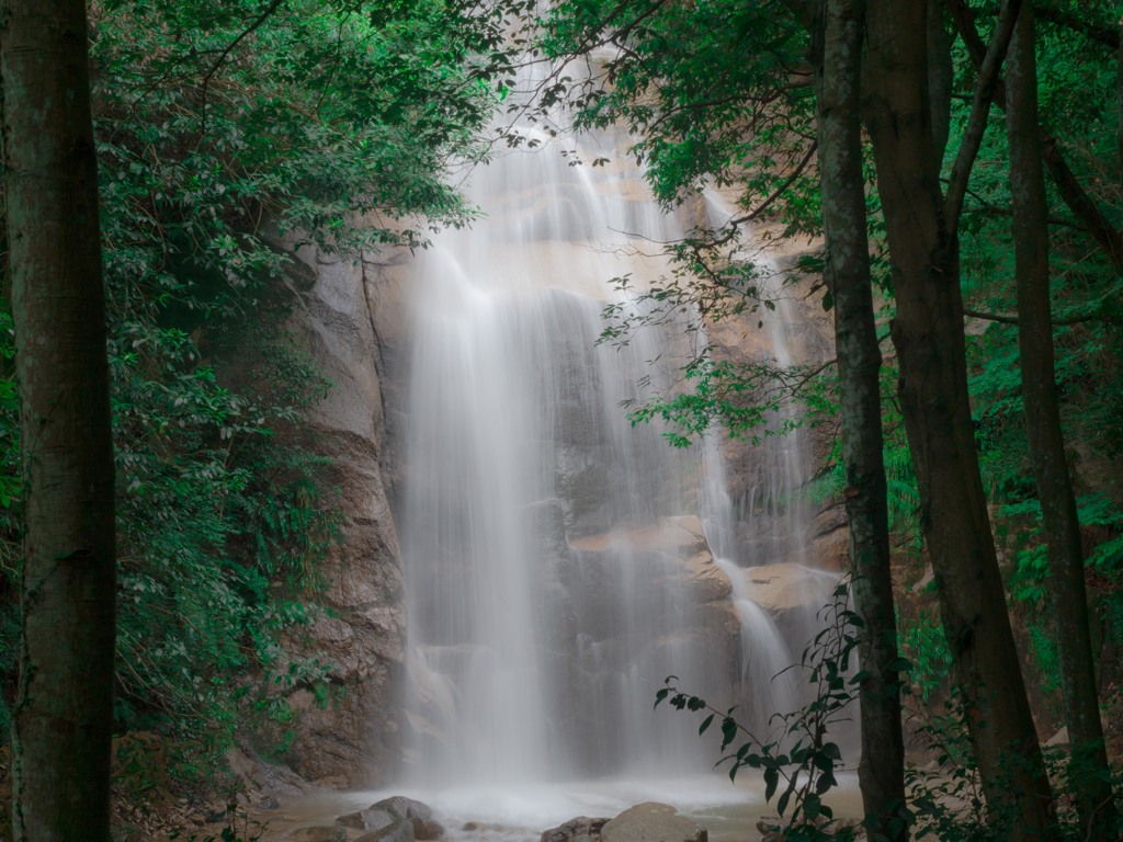 深山の滝