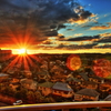 夕日