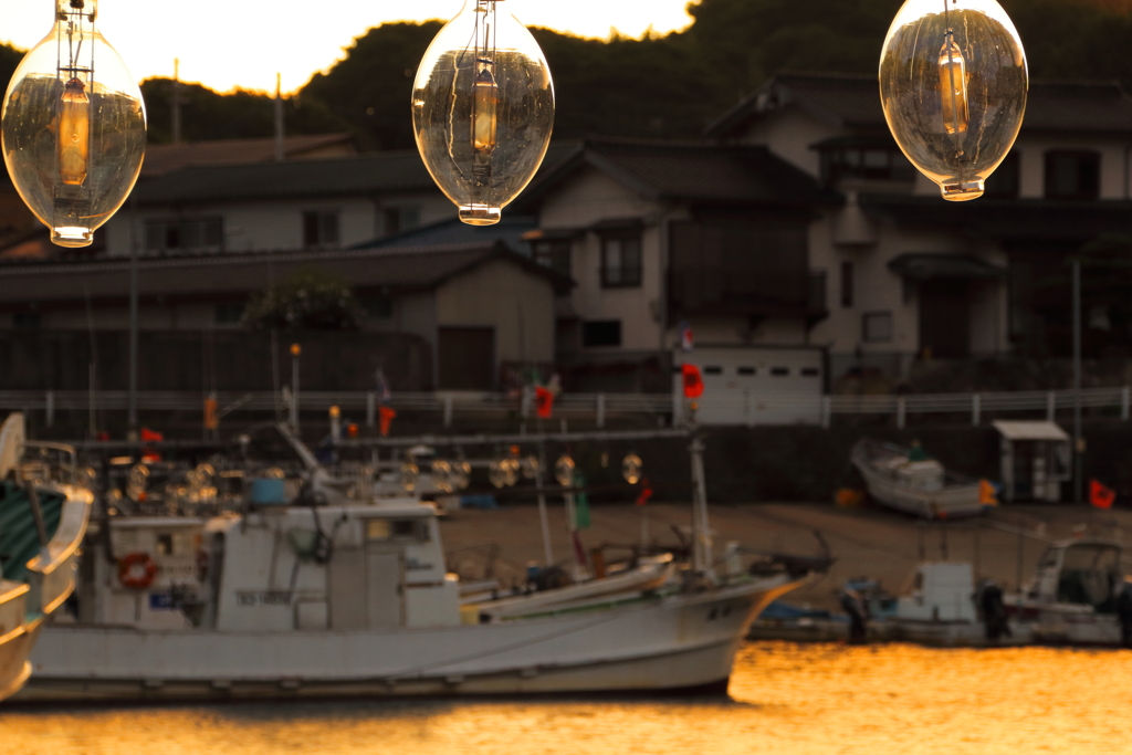 橋立漁港夕景 (2)