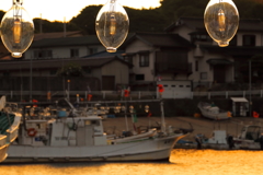 橋立漁港夕景 (2)