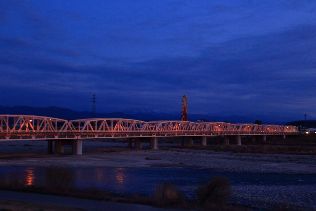 手取大橋_夕景