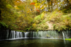 軽井沢　白糸の滝①