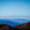 奥日光半月山から望む富士山