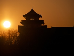 関宿城−日の出