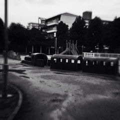 雨の公園