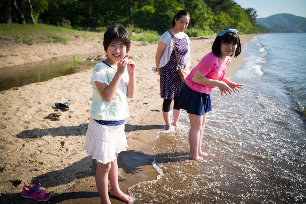 やっぱりまだ水冷た〜い！