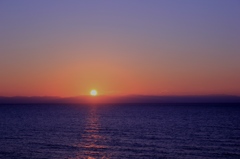 夕日