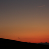 夕暮れの丘