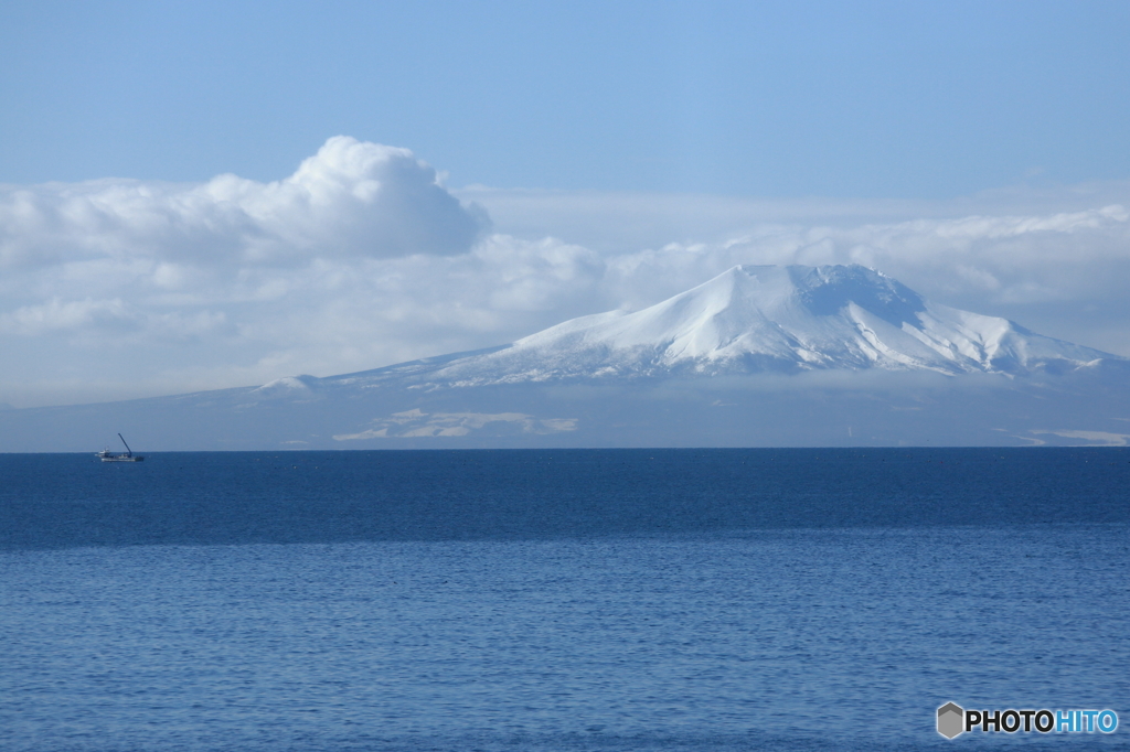 海越しの駒ケ岳