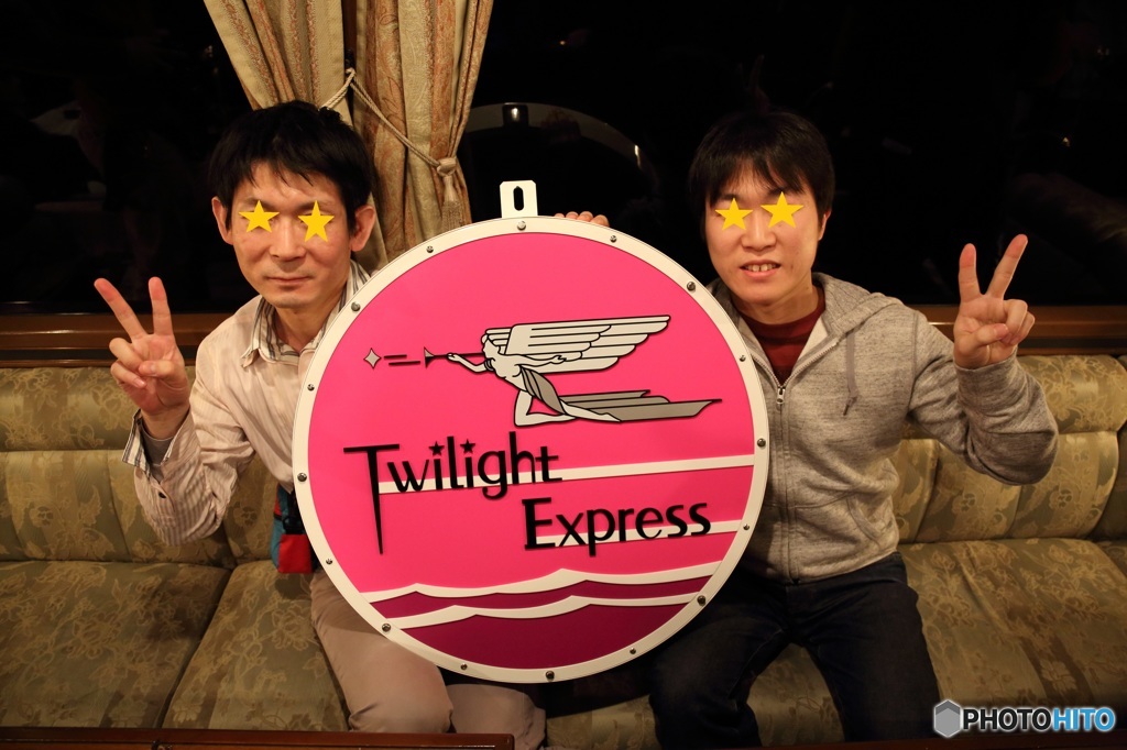 なんとヘッドマークを持ってきていた人がいた！！