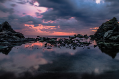 千畳敷海岸～夕日が沈む頃～Ⅱ