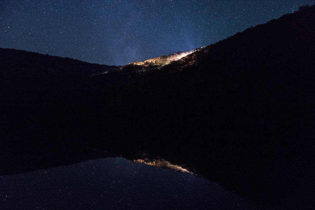 蔦沼の星空