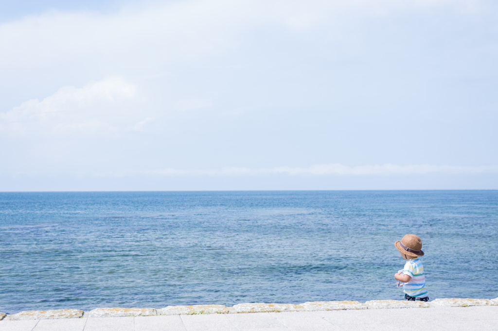 海に見惚れて