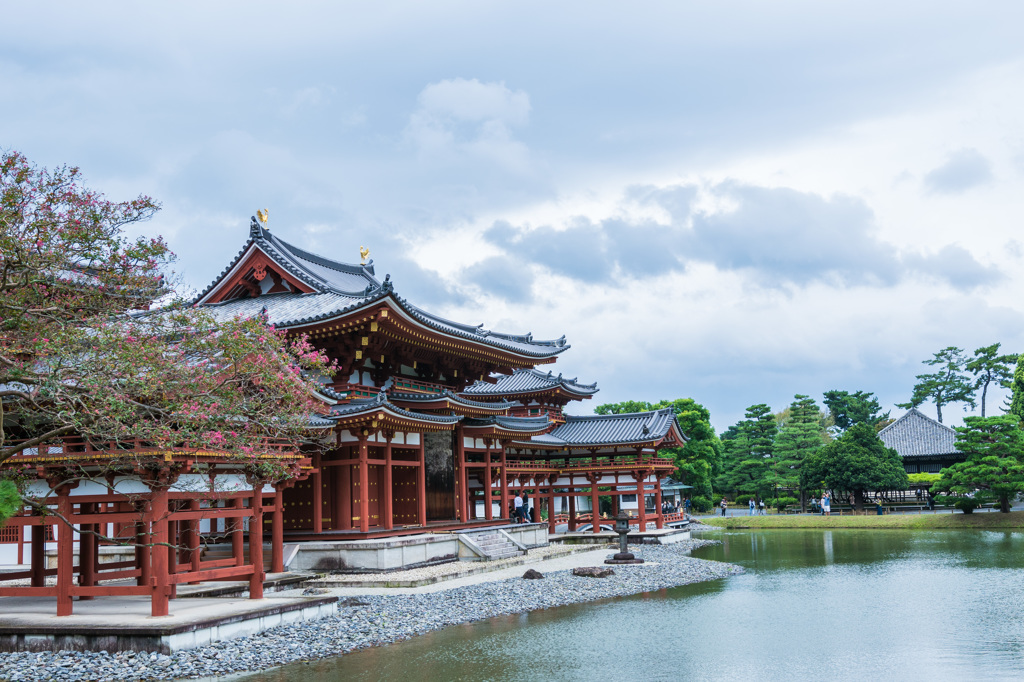 曇天の平等院