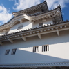 お城と雲