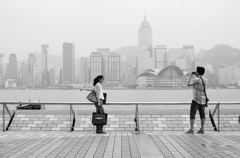 香港記念撮影