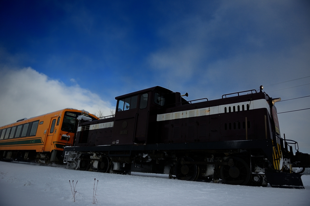 ストーブ列車　津鉄