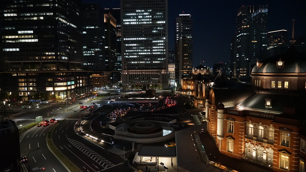 東京駅夜景