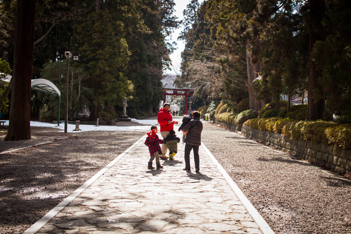 去年の初詣で。