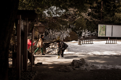 去年の初詣で。