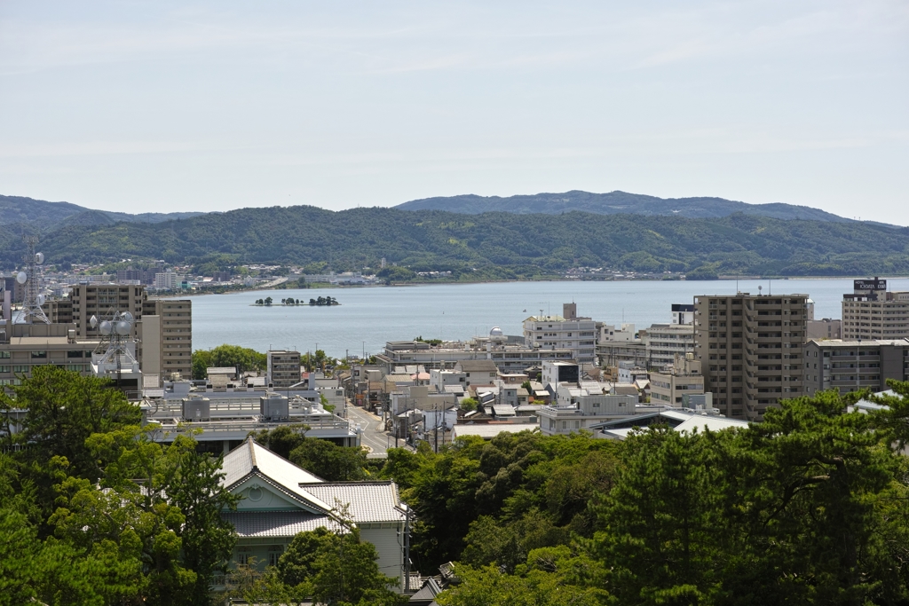 島根巡拝 33（松江城からの眺望）