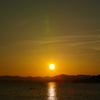 島根巡拝 37（宍道湖の日没）