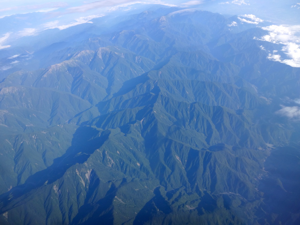 山の上から