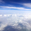 雲の上から