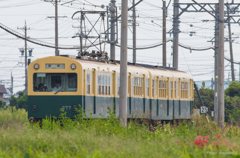 三岐鉄道　旧塗装復刻車両