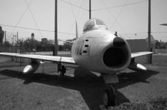 飛行機のアクビ　F-86 セイバー