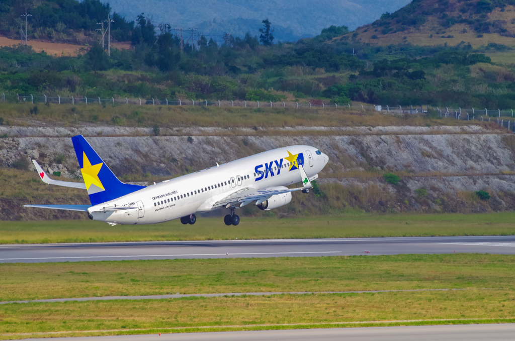 南ぬ島　石垣空港　Skymark　737-800