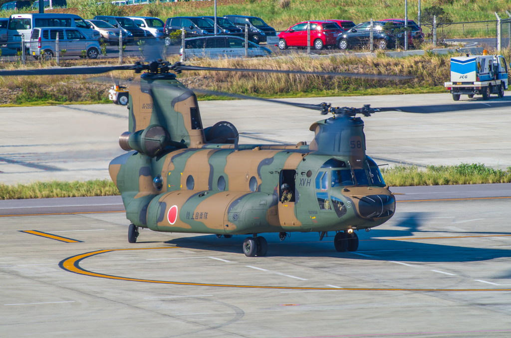 ＣＨ－４７ＪＡ　南ぬ島 石垣空港