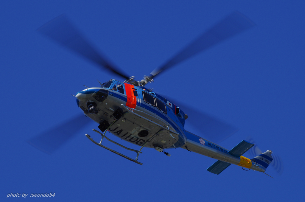 岐阜県警　Bell412EP(JA110G)