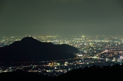 岐阜市の夜景　in百々ヶ峰