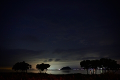 琵琶湖　湖北の初秋の夜