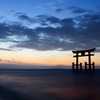 白髭神社　初秋の夜明け前