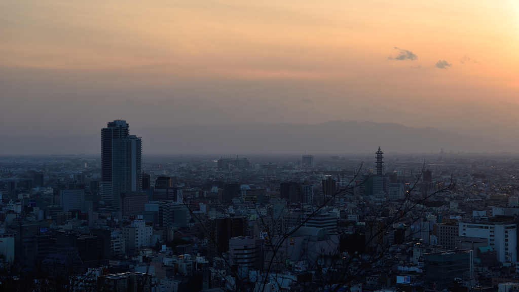 今日の夕焼け