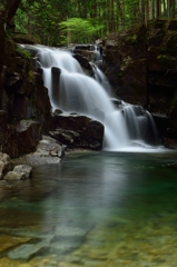 田立の滝　鶴翼滝