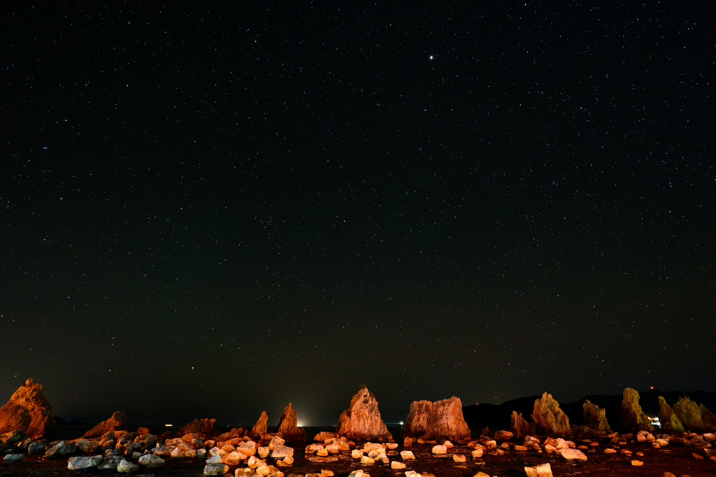 橋杭岩の夜空１