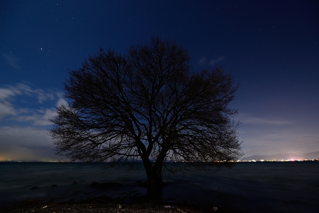 湖東の夜