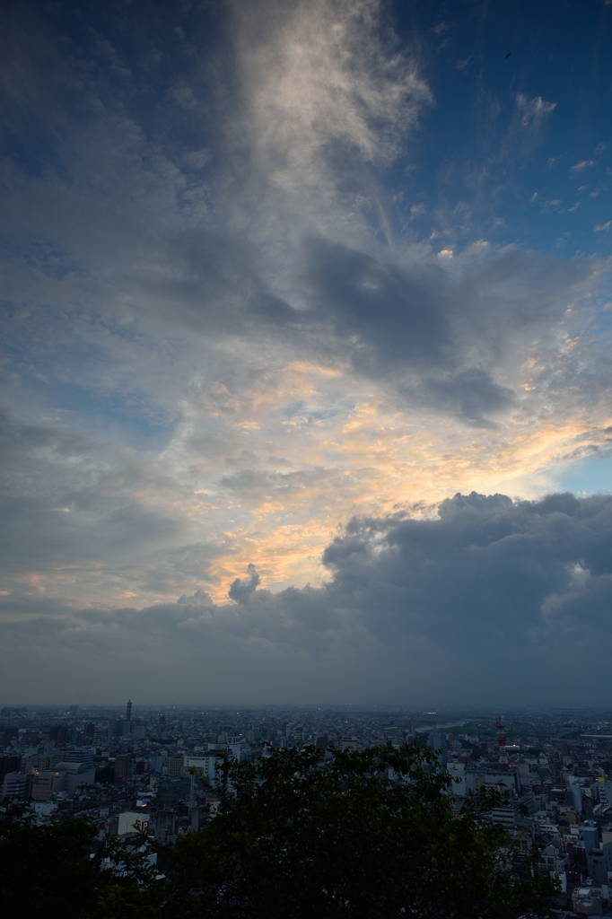 今日の夕焼け　7/8