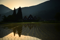 白川郷　橙の時