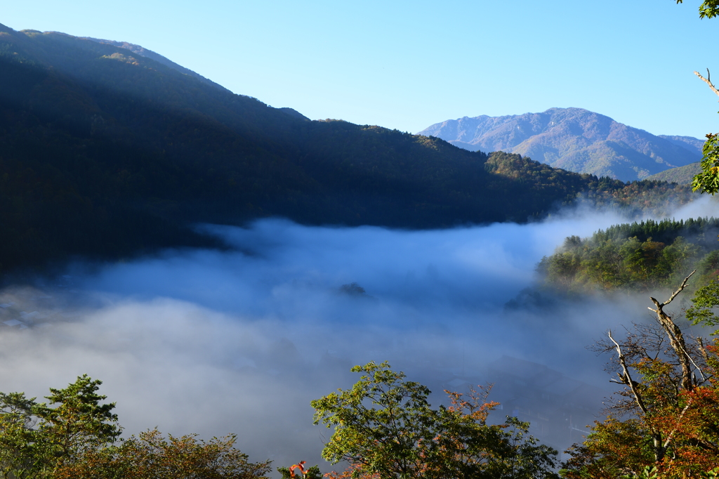 白川郷の秋の朝５　雲海
